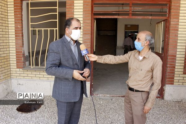 بازدید از سه پروژه درحال احداث آموزش و پرورش منطقه شبانکاره