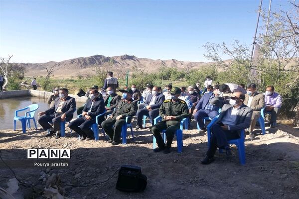 افتتاح قنات سیدان بخش ماژان شهرستان  خوسف