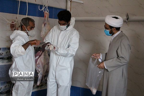 دیدارمسئولان از قربانگاه های شهرستان خوسف در عید قربان