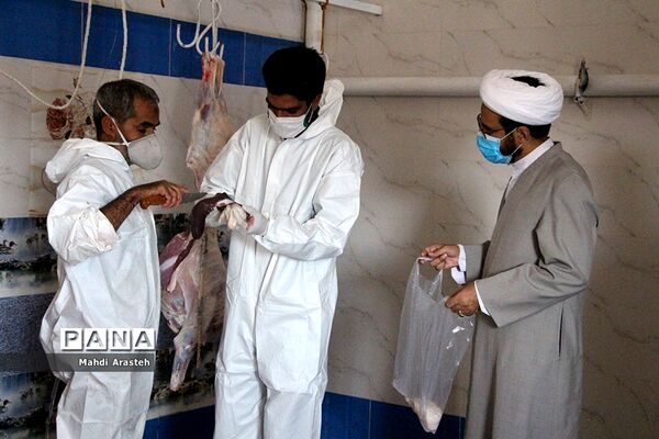 دیدارمسئولان از قربانگاه های شهرستان خوسف در عید قربان