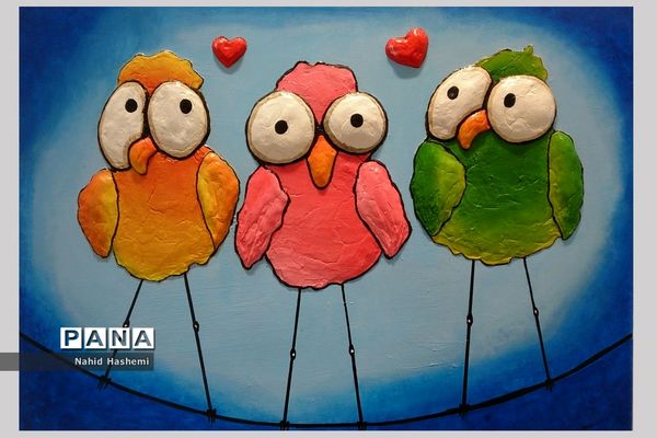 نمایشگاه مجازی برجسته کاری نقاشی