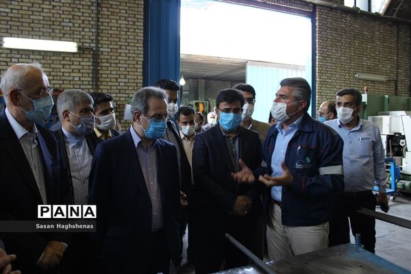 بازدیداستاندار تهران و نمایندگان مجلس شورای اسلامی از مراکز تولیدی و شهرک های  صنعتی اسلامشهر