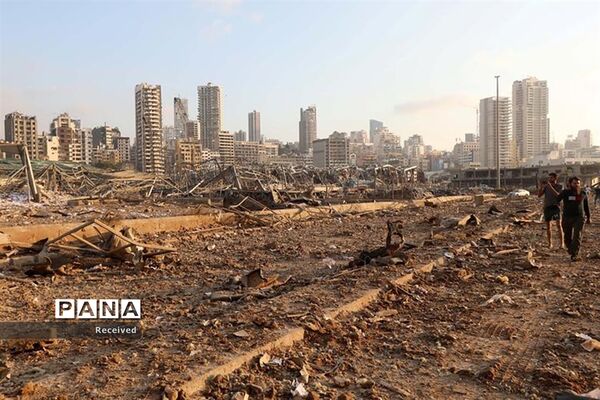شوک  انفجار در بیروت