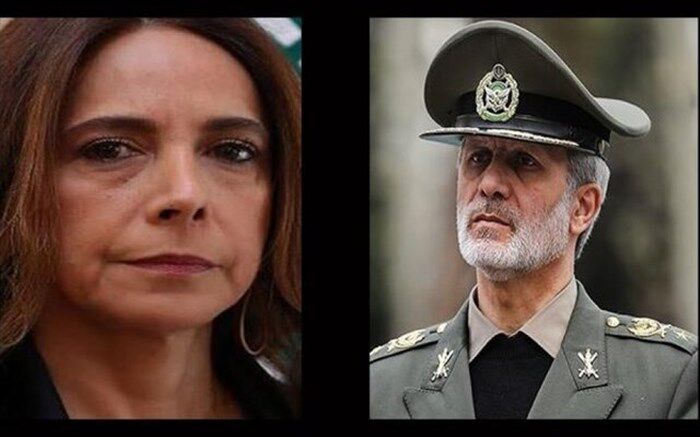گفت وگوی تلفنی  وزیر دفاع با همتای لبنانی خود