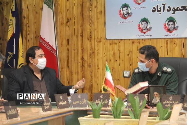 نشست خبری فرمانده سپاه محمودآباد