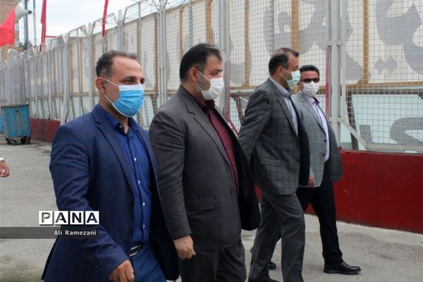 بازدید مدیرکل ورزش و جوانان مازندران از ورزشگاه شهید وطنی قائم‌شهر