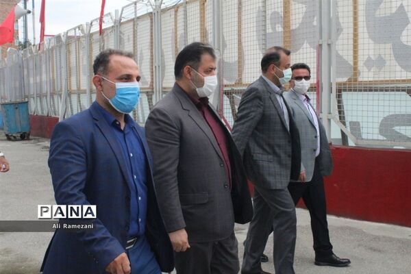 بازدید مدیرکل ورزش و جوانان مازندران از ورزشگاه شهید وطنی قائم‌شهر