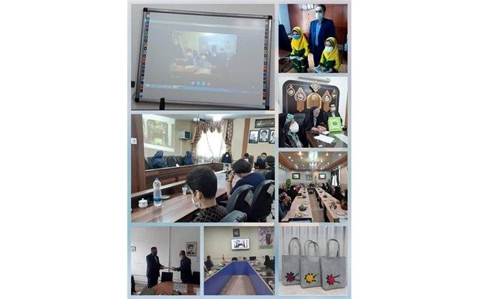 تقدیر از برگزیدگان مسابقه های مجازی « در خانه می مانیم » و « معلم من »