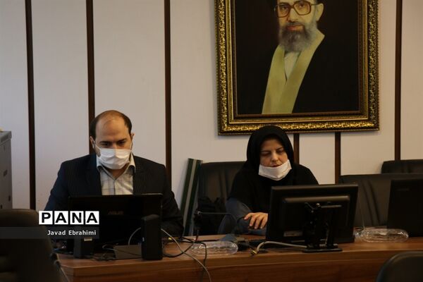 مراسم ویدیو کنفرانس تجلیل از خبرنگاران پانای خراسان رضوی