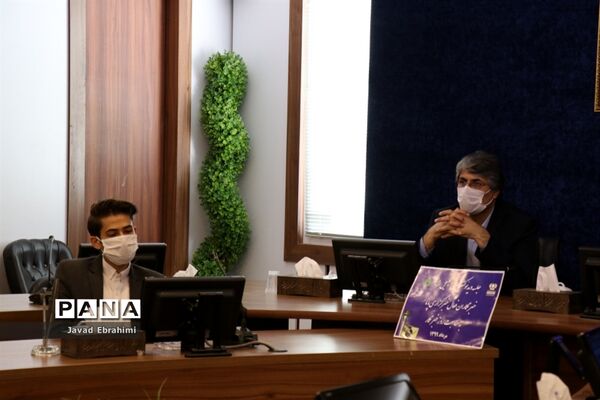 مراسم ویدیو کنفرانس تجلیل از خبرنگاران پانای خراسان رضوی
