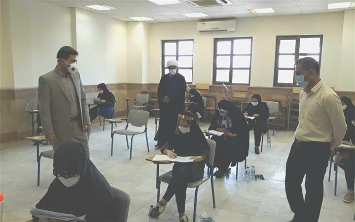 بازدید رئیس دانشگاه پیام نور هرمزگان از آزمون سراسری کارشناسی ارشد