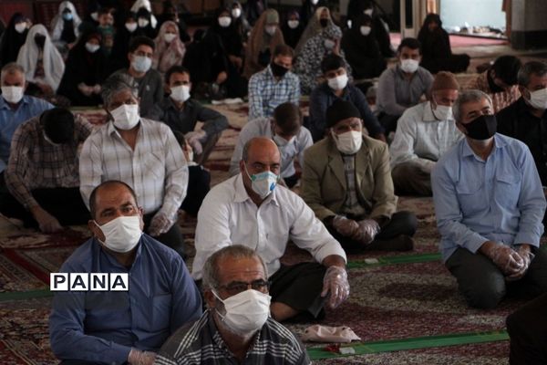 ششمین نماز جمعه شهرستان خوسف با رعایت پروتکل‌های بهداشتی