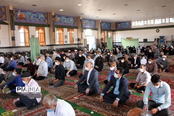 ششمین نماز جمعه شهرستان خوسف با رعایت پروتکل‌های بهداشتی