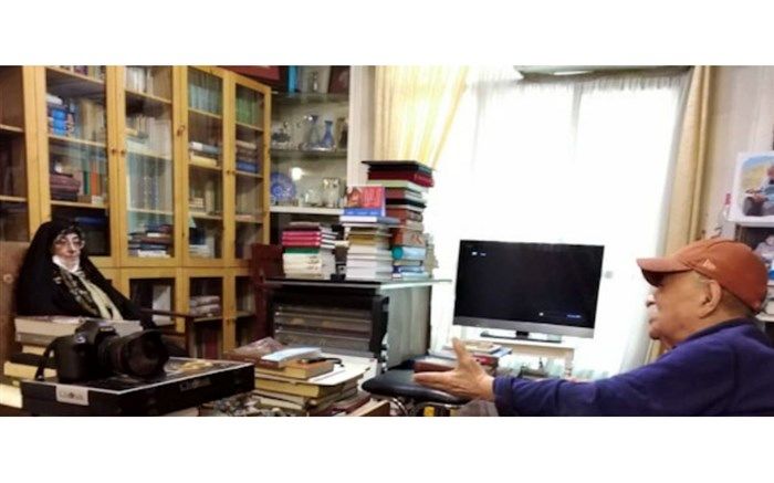 رییس سازمان اسناد و کتابخانه ملی ایران به دیدار سید عبدالله انوار رفت