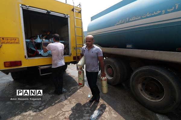 آتش سوزی بازار پردیس کیش