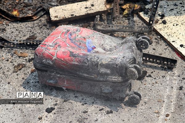 آتش سوزی بازار پردیس کیش