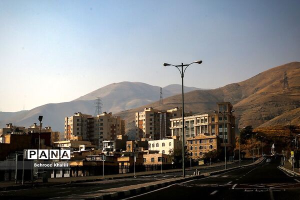آلودگی هوا در تهران خلوت