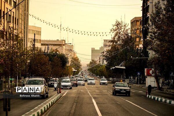 آلودگی هوا در تهران خلوت