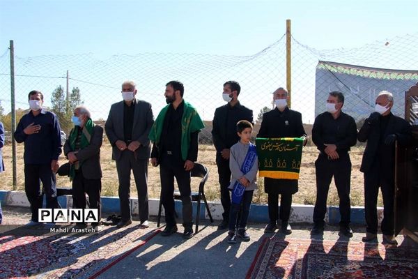 مراسم عزاداری شهادت امام هشتم  مسلمانان در محله جومیان استان خراسان جنوبی