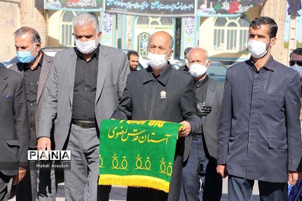 مراسم عزاداری شهادت امام هشتم  مسلمانان در محله جومیان استان خراسان جنوبی