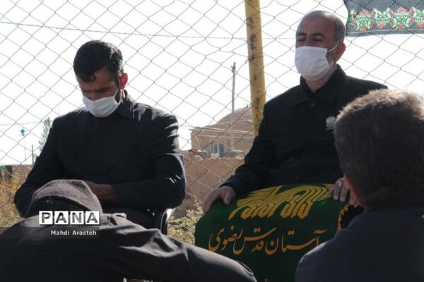 مراسم عزاداری شهادت امام هشتم  مسلمانان در محله جومیان استان خراسان جنوبی