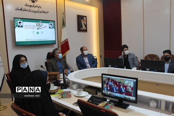 آیین اختتامیه نهمین دوره مجلس دانش آموزی کشور در گلستان