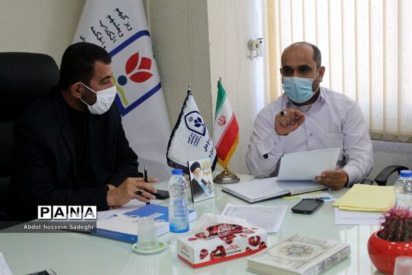 نشست هماهنگی اجرای طرح هیات اندیشه‌ورز نماز مدارس استان بوشهر