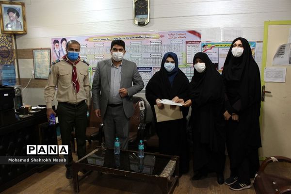 بازدید رییس و کارشناسان سازمان دانش آموزی خوزستان از مدارس سوسنگرد