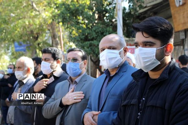 آیین تشییع شهید مدافع حرم محمود رادمهر در ساری