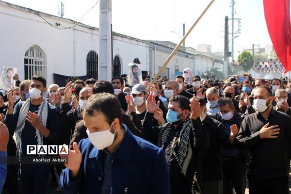 آیین تشییع شهید مدافع حرم محمود رادمهر در ساری