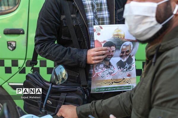 تشییع پیکر شهید رادمهر در ساری