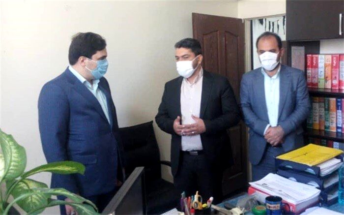بازدید سرزده فرماندار ملارد از اداره ورزش و جوانان