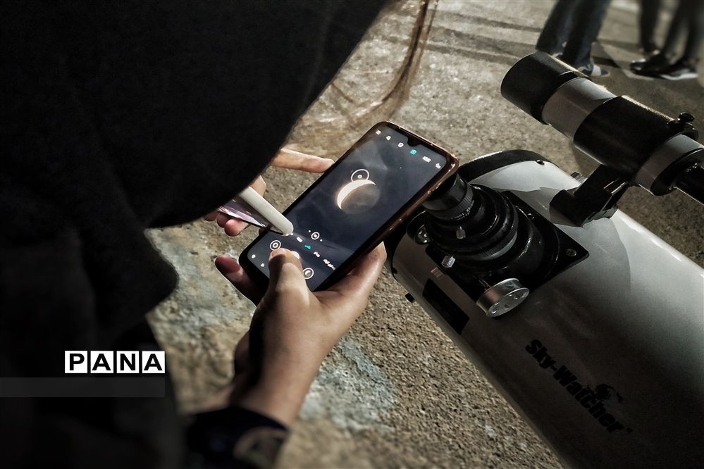 شبی با نجوم در آسمان امیدیه