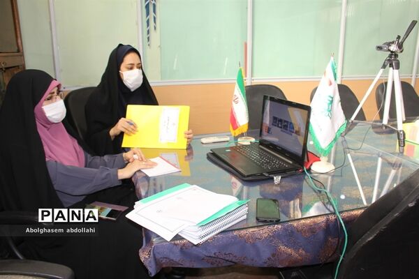 جلسه ویدئو کنفرانس رابطین ارزیابی بسته تحولی سازمان دانش آموزی سراسر کشور با سازمان مرکز
