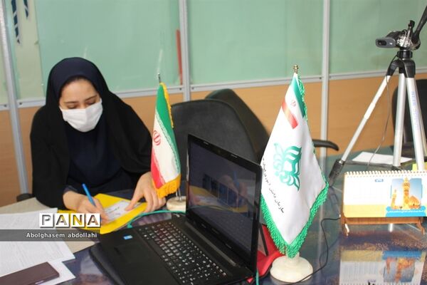 جلسه ویدئو کنفرانس رابطین ارزیابی بسته تحولی سازمان دانش آموزی سراسر کشور با سازمان مرکز