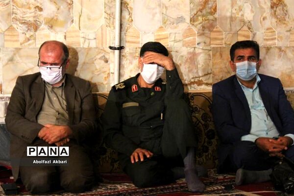مراسم هفتمین روز تدفین شهید مدافع حرم محمود رادمهر
