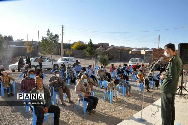 بازدید از اردوی جهادی موج مهربانی و هلال احمر بیرجنددر مناطق محروم شهرستان خوسف