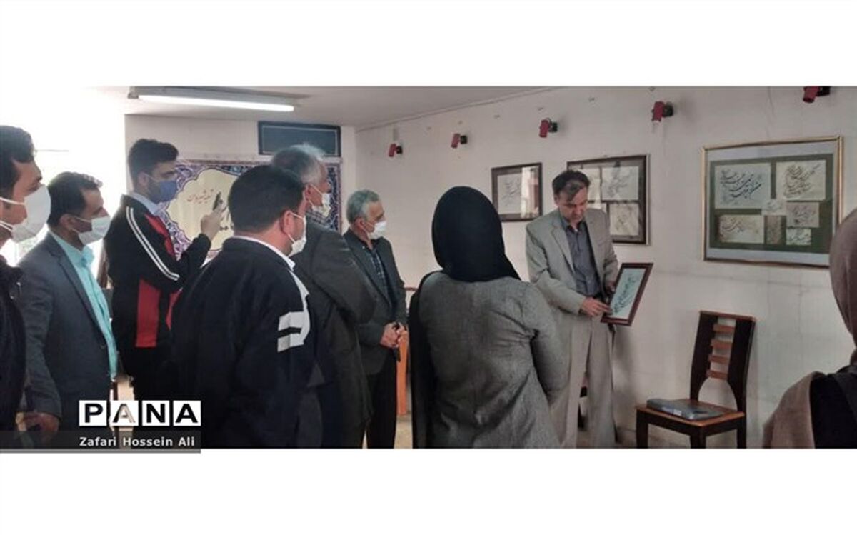 برگزاری کارگاه خوشنویسی خط شکسته در شیروان