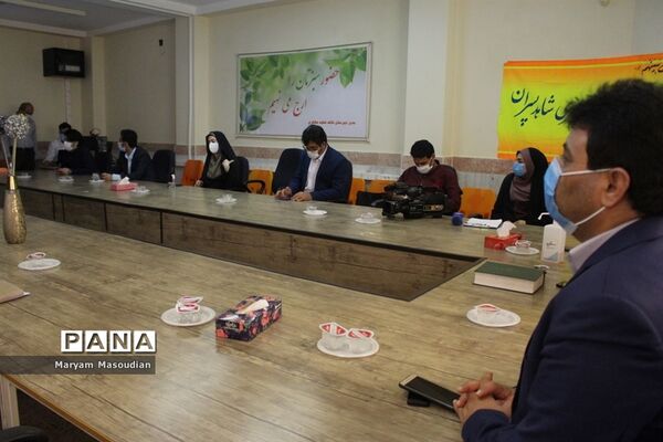 انتخابات شورای دانش آموزی دبیرستان شهید مطهری شاهد پسران بوشهر