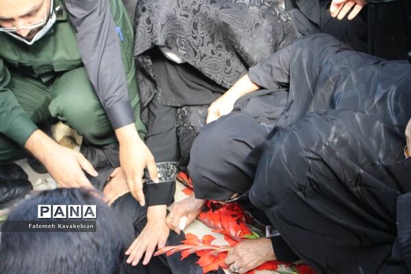 تشییع و خاکسپاری شهید راستگو در ساری