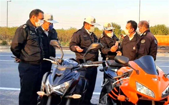 توقیف ۴ موتورسنگین لایی‌کش در بزرگراه‌های پایتخت