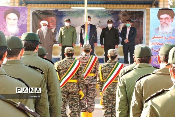 صبحگاه مشترک به مناسبت هفته بسیج دانش آموزی
