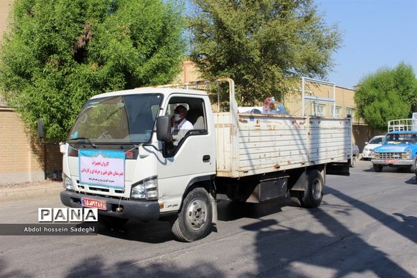 کاروان تجهیزات هنرستان های فنی و حرفه ای و کار دانش  استان بوشهر