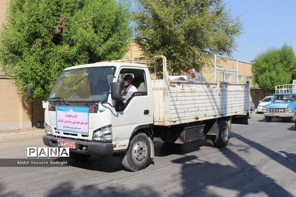 کاروان تجهیزات هنرستان های فنی و حرفه ای و کار دانش  استان بوشهر