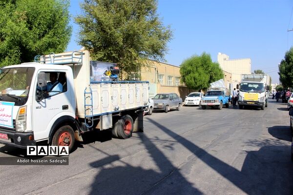 کاروان تجهیزات هنرستان های فنی و حرفه ای و کار دانش  استان بوشهر