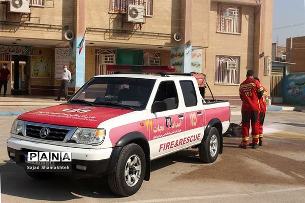 برگزاری مانور زلزله در ناحیه 3 اهواز