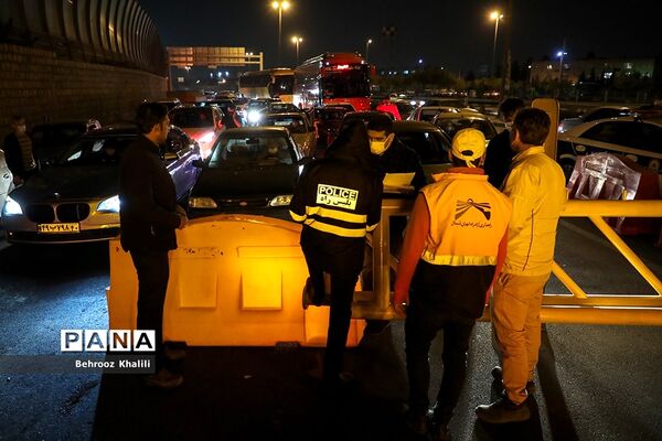 اجرای طرح محدودیت تردد جاده ای در تهران