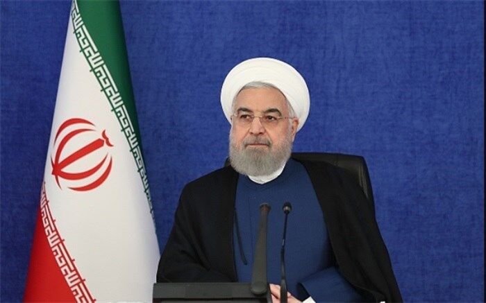 روحانی: اگر آمریکا تهدید را کنار بگذارد و تکریم را پیش گیرد شرایط فرق می‌کند
