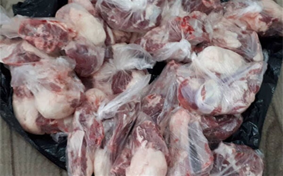 سر دست پاک شده گوساله ۱۲۲ هزار تومان