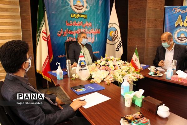 نشست خبری مدیرکل بیمه ایران استان خوزستان